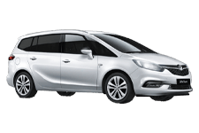 Car Hire Billericay - Vauxhall Zafira 5 + 2 - Minibus hire Billericay